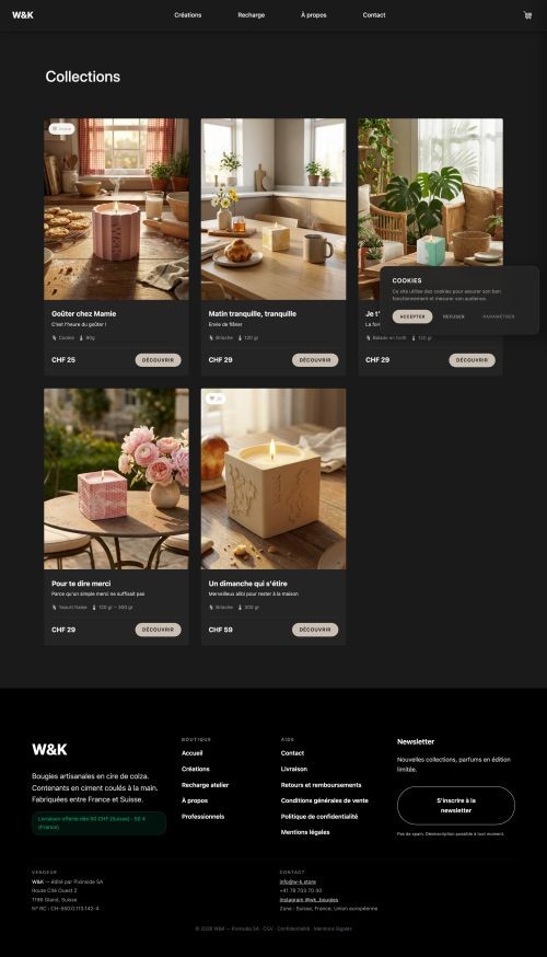 W&K â Boutique de bougies artisanales - image 3