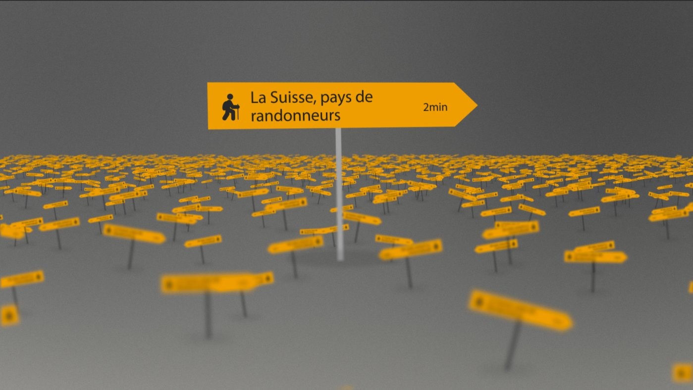 La Suisse, pays de randonneurs - Pixinside rÃ©fÃ©rence animation